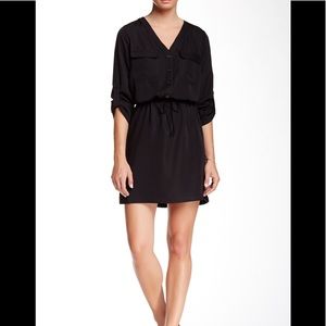 MAX STUDIO rolled sleeve shirt dress NWT